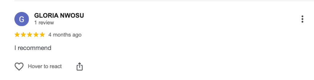Customer Review