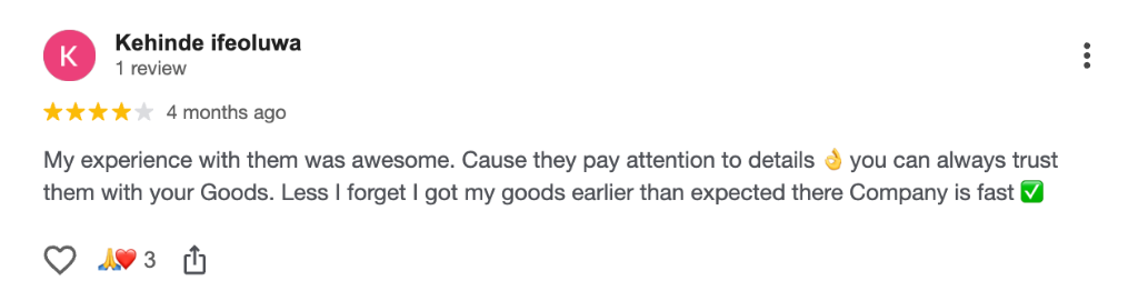 Customer Review